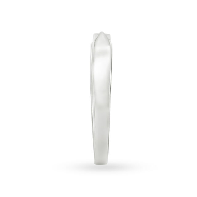 Striking 950 Pure Platinum And Diamond Finger Ring,,hi-res image number null