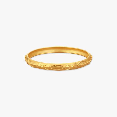 Golden Bud Gold Bangles for Kids