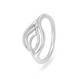 Lovely Abstract Platinum Ring,,hi-res image number null
