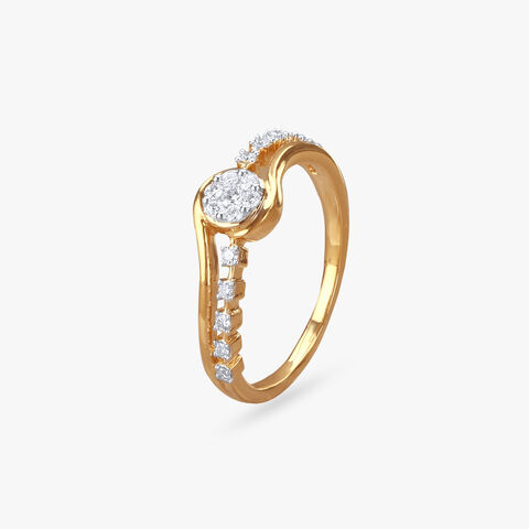 Sparkling Embrace Diamond Finger Ring