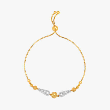 Subtle Dual Tone Bracelet