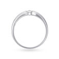 Artistic 950 Pure Platinum And Diamond Finger Ring,,hi-res image number null