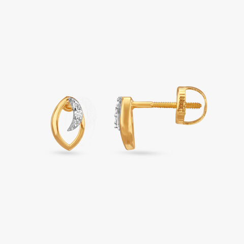 Playful Sparkles Diamond Stud Earrings For Kids
