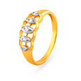 Fancy Five Stone Diamond Finger Ring,,hi-res image number null