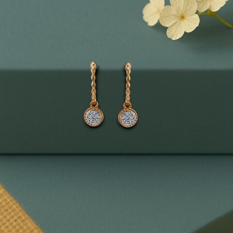 Twilight Twister Diamond Drop Earrings