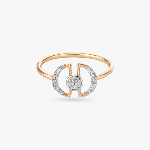 Eclipse Halo Diamond Ring alternate view 1