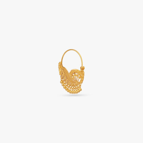 Heritage Swirl Gold Nose Pin
