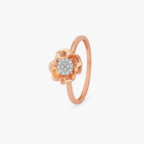 Petal Embrace Diamond Ring
