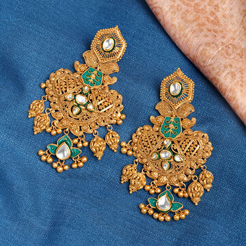 Opulent Intricate Drop Earrings
