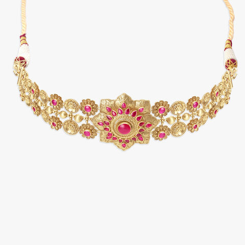 Opulent Gold Necklace Set