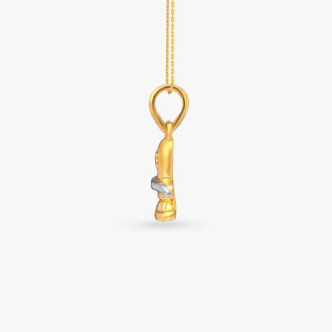 Sacred Shivling Gold Pendant