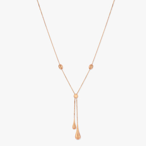 Swaying Silhouettes Gold Necklace