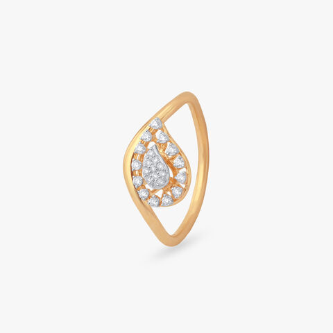 Luminous Drop Diamond Ring