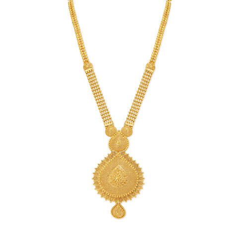 Filigree Pattern Gold Haram