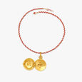 Delicate Engraved Rakhi Pendant,,hi-res image number null