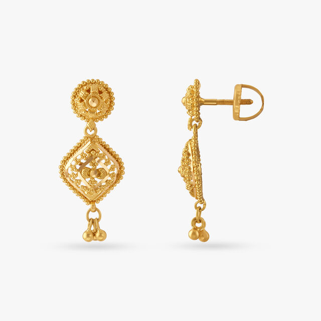 Regal Charm Drop Earrings,,hi-res image number null