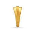 Urbane Carved Gold Finger Ring For Men,,hi-res image number null