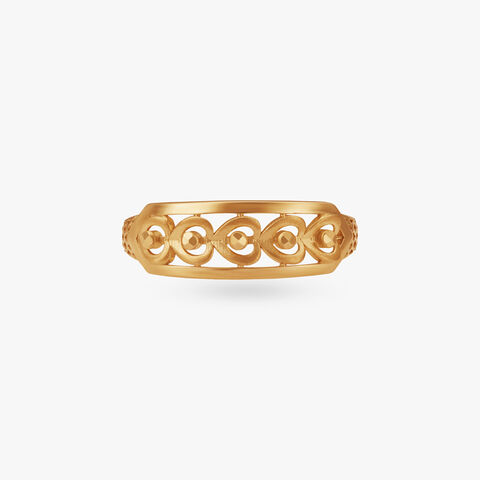 Twisted Vines Gold Ring