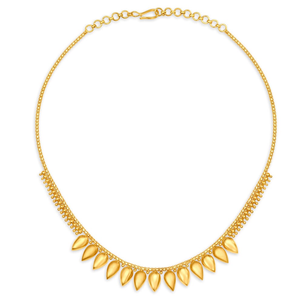 Latest Simple Gold Necklace Designs 2024 at Best Price - Candere by Kalyan  Jewellers