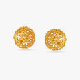 Flower Circles Stud Earrings,,hi-res image number null
