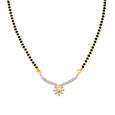 Enchanting Diamond Mangalsutra,,hi-res image number null