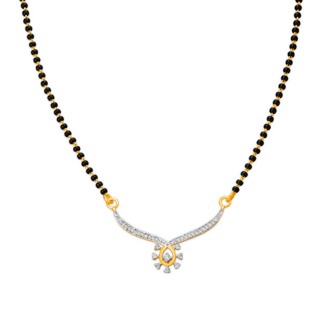 Enchanting Diamond Mangalsutra,,hi-res image number null