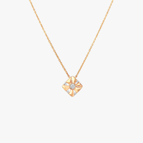 Prism Star Diamond Pendant with Chain