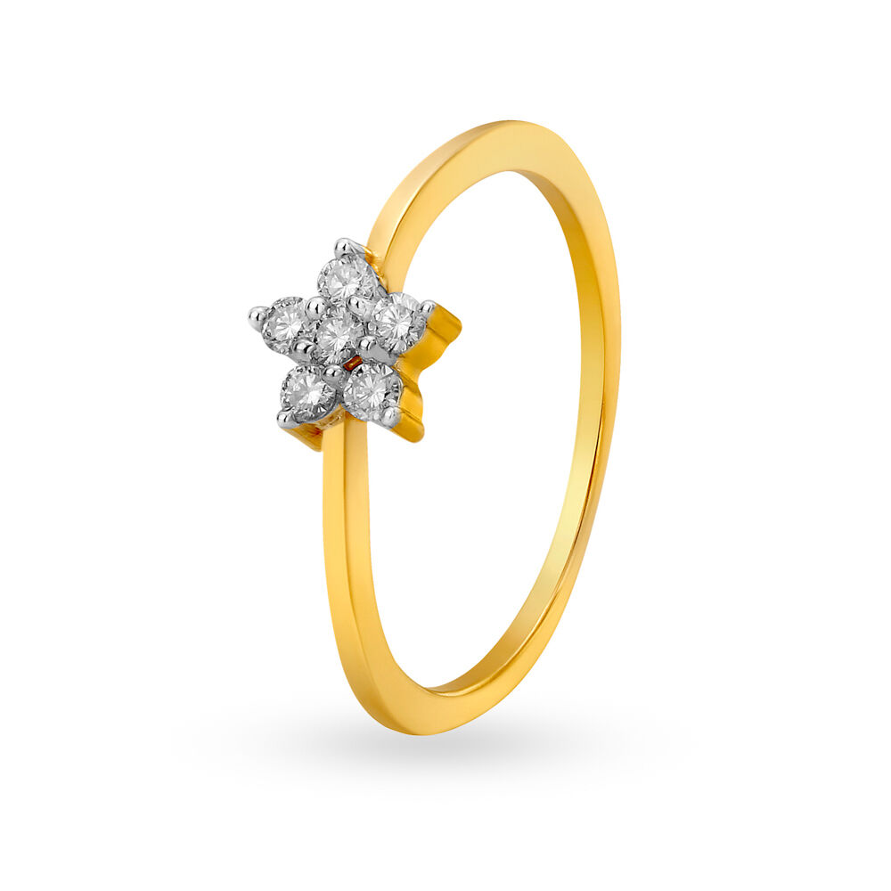 Tanishq top flower ring