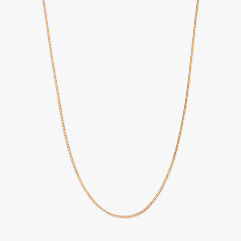 Sunlit Spiral Gold Chain