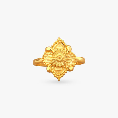 Sunlit Heritage Gold Ring