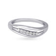 Dainty Platinum and Diamond Ring,,hi-res image number null