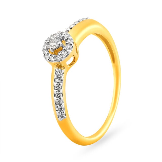 Contemporary Pointer Diamond Finger Ring,,hi-res image number null