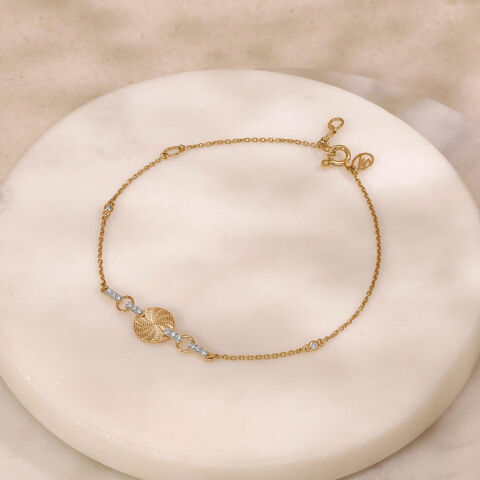 Serene Orbit Diamond Bracelet