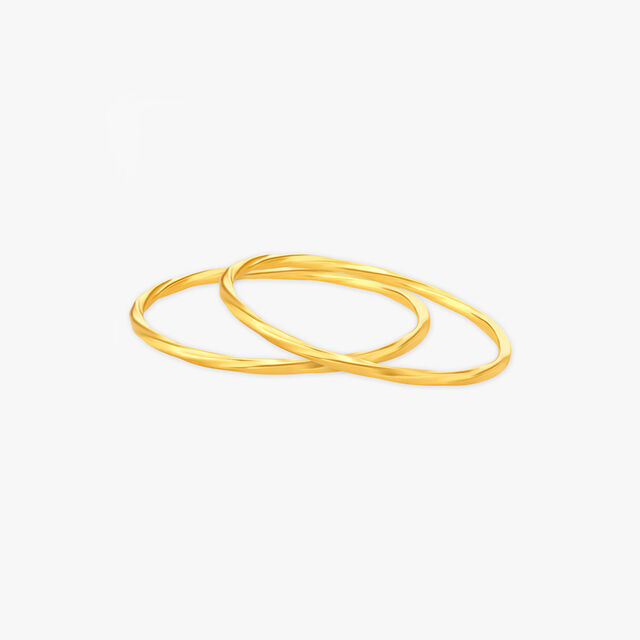 Delicate Twisted Bangles Set for Kids,,hi-res image number null