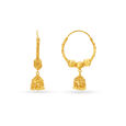 Striking Gold Hoop Earrings,,hi-res image number null