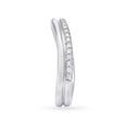Exquisite Asymmteric Platinum and Diamond Ring,,hi-res image number null