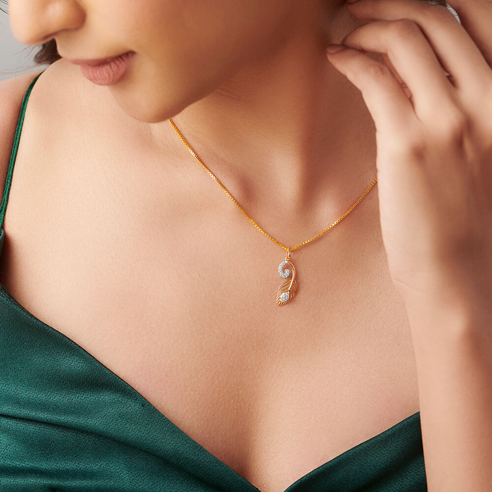 Tanishq peacock deals pendant