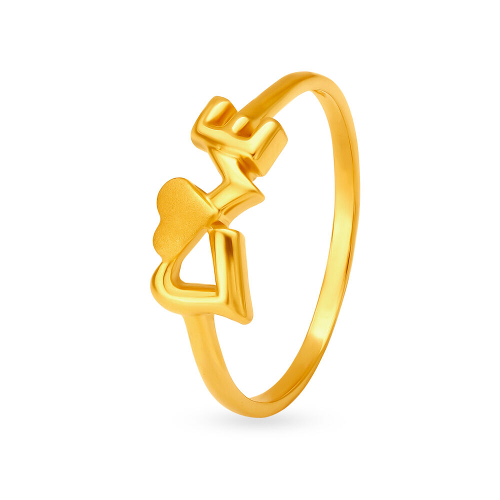 Ring best sale love gold
