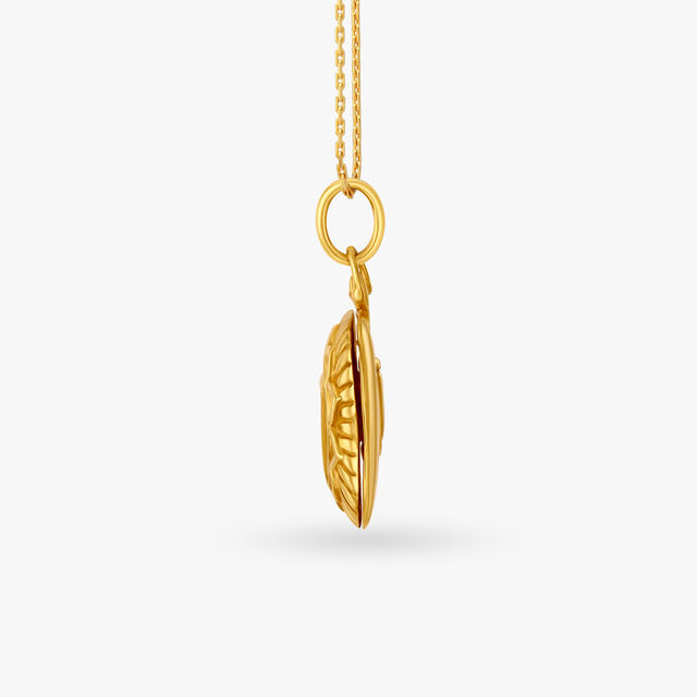 Dainty Engraved Rakhi Pendant,,hi-res image number null