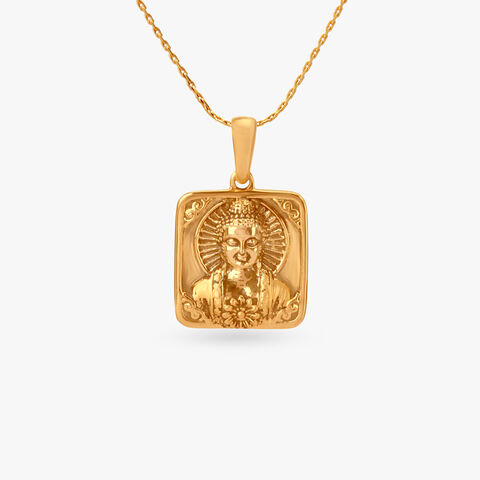 Divine Buddha Gold Pendant
