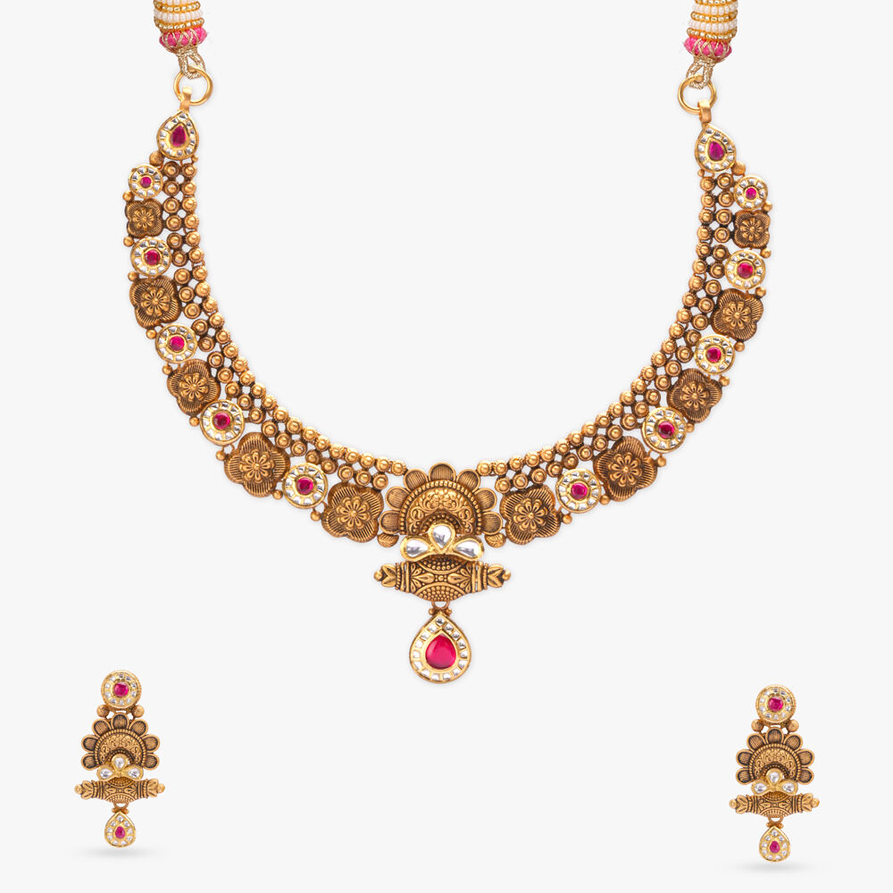 Royal Balance Gold Necklace Set