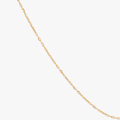 Ellipse Link Gold Chain