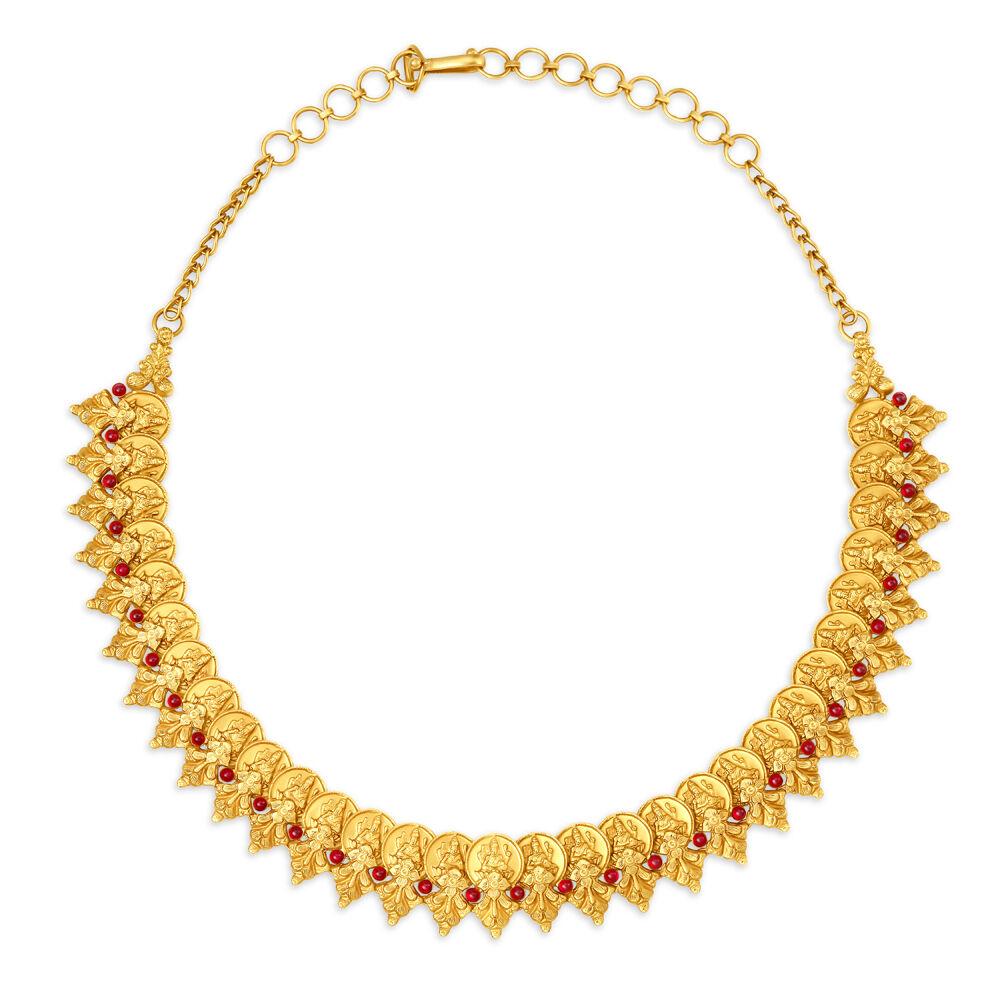 Tanishq lakshmi top necklace