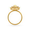 Fascinating Floral Gold Finger Ring,,hi-res image number null
