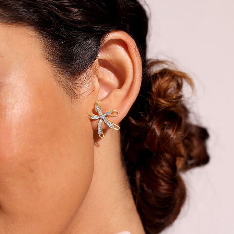Enchanted Bloom Diamond Stud Earrings