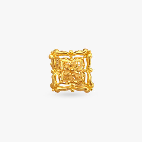 Graceful Heritage Gold Ring