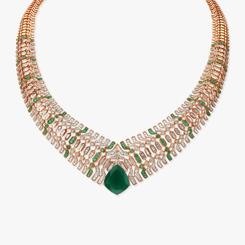 Whispering Winds Diamond Necklace Set