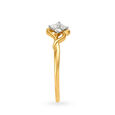 Four Stone Studded Diamond Finger Ring,,hi-res image number null