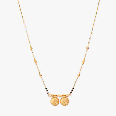 Sculpted Harmony Gold Mangalsutra