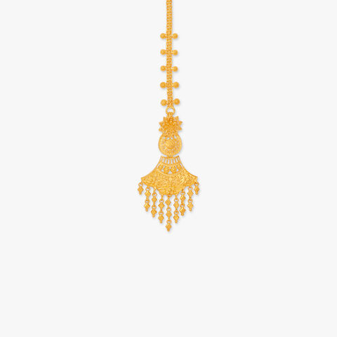 Draped Muse Gold Maang Tikka